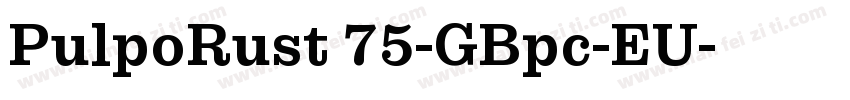 PulpoRust 75-GBpc-EU字体转换